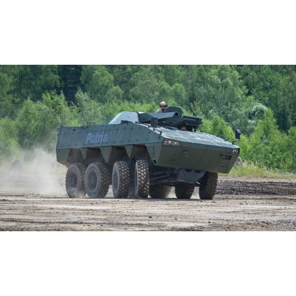 BAHNA 2024 - Patria AMV s minometem NEMO v akci - fotokredit Petr Růžek